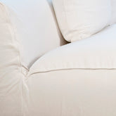 Marian White L-Shape Sectional